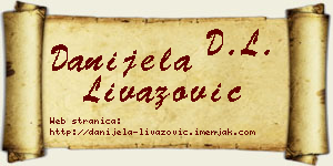 Danijela Livazović vizit kartica